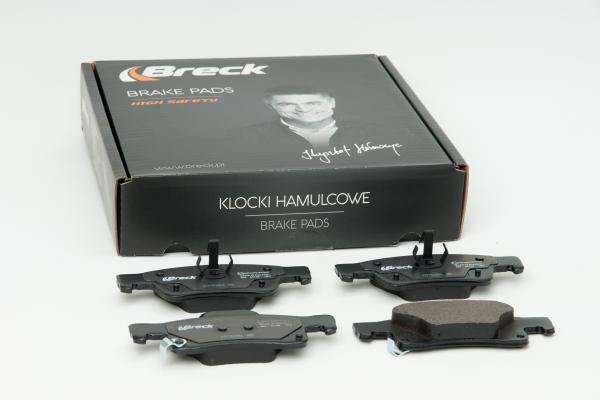 Breck 25196 00 554 00 — Zestaw klocków hamulcowych, hamulce tarczowe